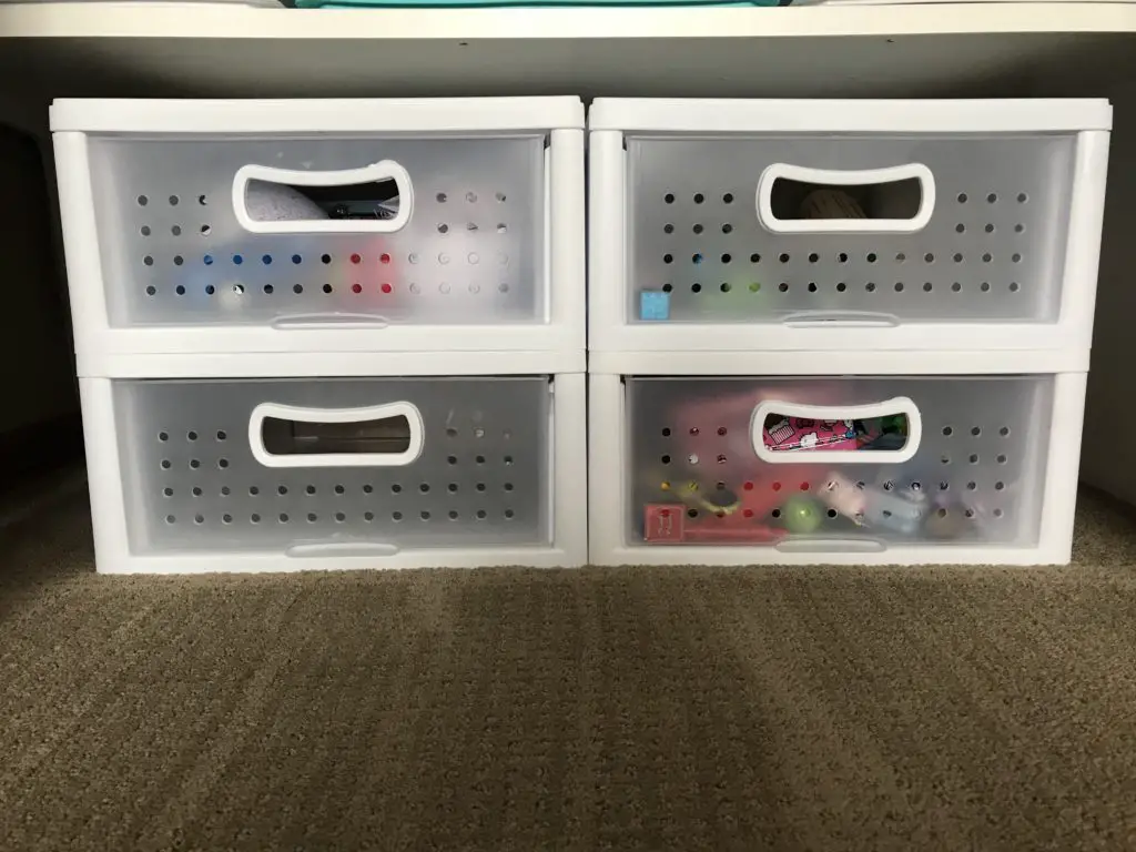 organizing bins