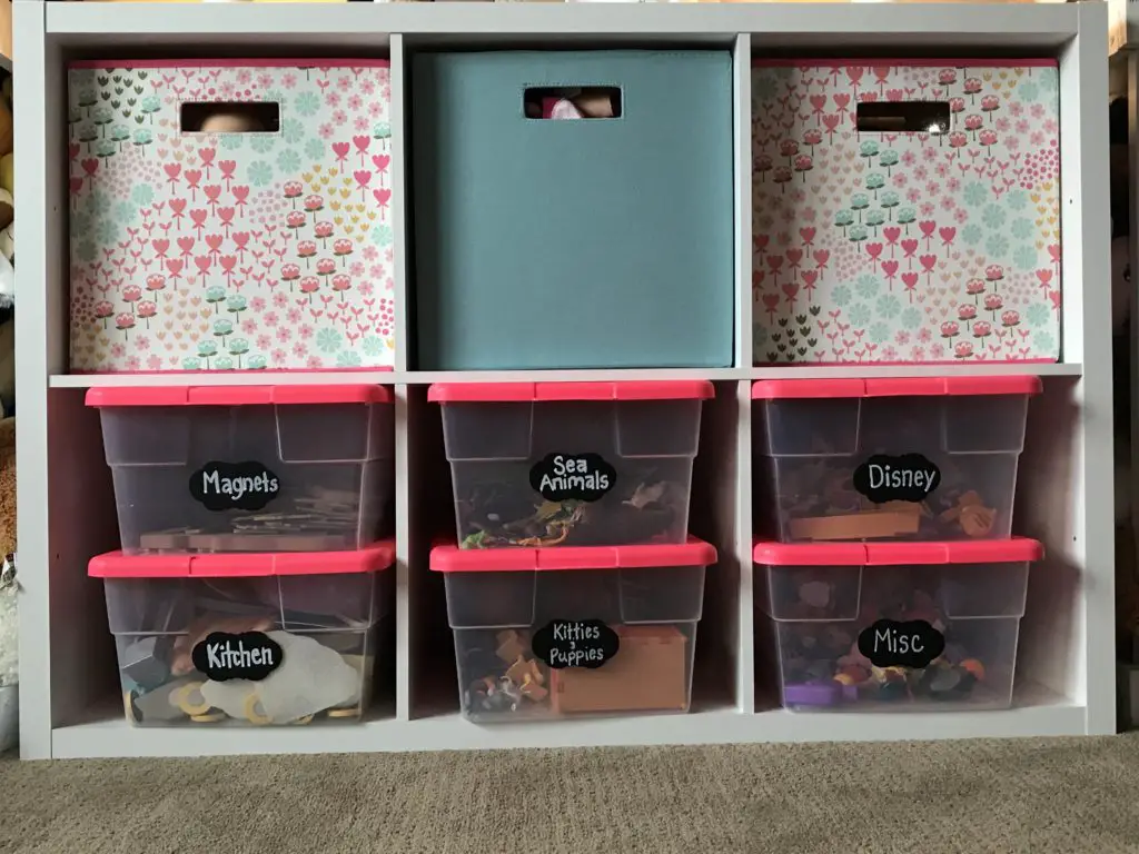 Organize Your Kids Toys totes and bins