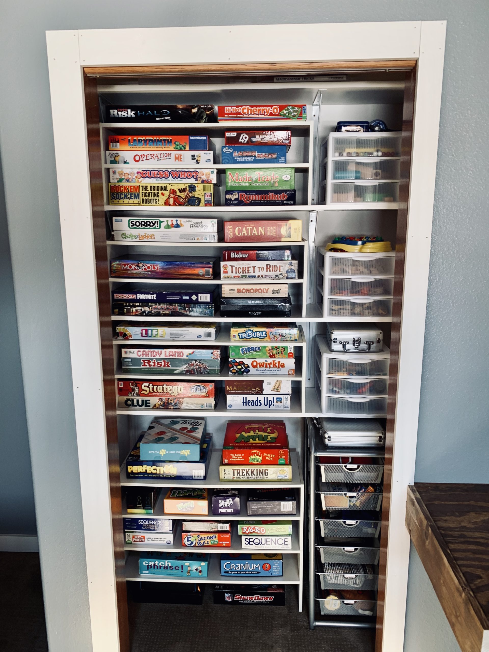 How To Keep Your Board Games Organized - Once And For All - Tidy Little  Tribe