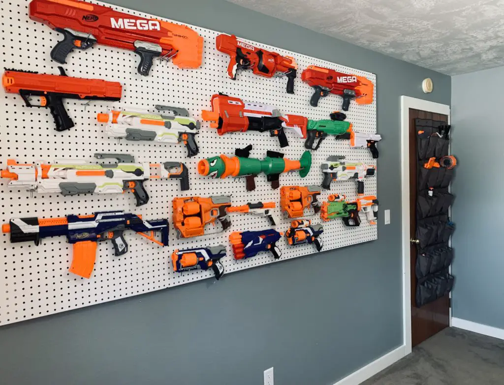 The Best Way to Organize Nerf Guns - Tidy Little Tribe