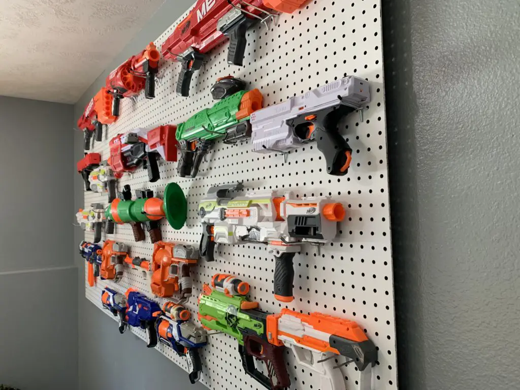 The Best Way to Organize Nerf Guns - Tidy Little Tribe